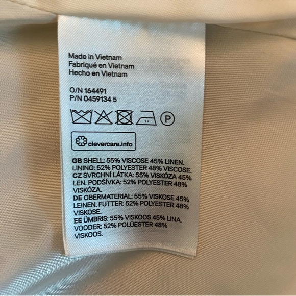 H&M Linen blazer jacket - Picture 10 of 10